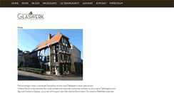 Desktop Screenshot of das-glaswerk.de